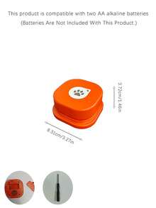 Teckwe Pet Communication Talking Buttons, Recordable Voice Training Button For Cats Dogs, Interactive Pet Speech Buzzers, Pet Training Toy For Communication(Battery Not Included) - Multicolor - View 5