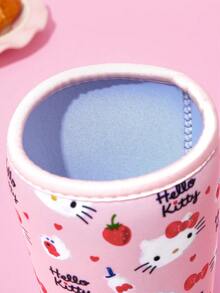 HELLO KITTY AND FRIENDS | SHEIN 1件裝可愛印花布製杯套，潛水布保溫材質，可重複使用，S/M/L三種尺寸，適用於不同盎司咖啡杯 - 粉色 - 查看 7