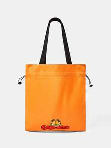 GARFIELD | SHEIN Damen-Handtasche mit Cartoon-Druckmuster, praktisch - Katze-4 - Übersicht 4