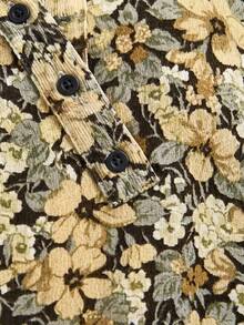 Al Najma Women's Floral Print Arabian Dress - Multicolor - View 8
