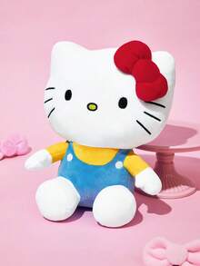 HELLO KITTY AND FRIENDS | SHEIN 1件裝可愛卡通貓咪毛絨玩偶，柔軟材質搭配精緻刺繡，可擺放在沙發或車內作為裝飾，適合作為禮物 - 藍色 - 查看 2