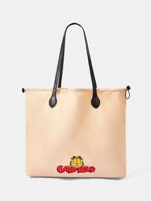 GARFIELD | SHEIN 女款卡通印花圖案便利手提包 - 貓-4 - 查看 4