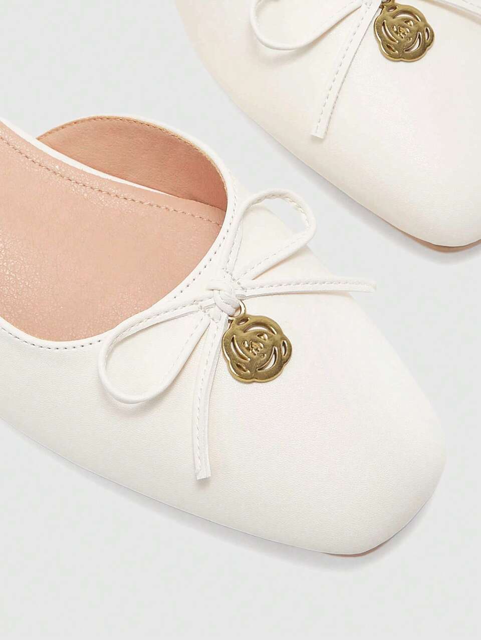 CUCCOO BIZCHIC Women's Fashion Flat Shoes, Bow Flat PU Global Four Seasons Commuter Elegant Basic Festival Office Outdoor Daily Wear