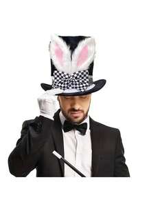 1PC Velvet Rabbit Ear Top Hat, Easter Bunny Hat, Easter Party Decoration, Carnival Headwear, Magic Hat, Stage Performance Hat - multicolor - View 6