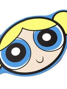 THE POWERPUFF GIRLS X SHEIN 1pc PPG Bubbles Bathroom Mat, Super Absorbent Material, For Bathroom And Toilet - Yellow - View 4