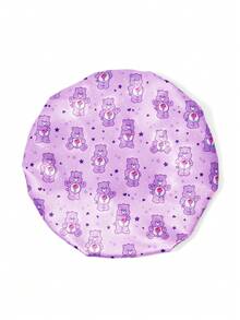 SHEIN X Care Bears 女款連體髮帽頭巾帽 - 紫色 - 查看 4