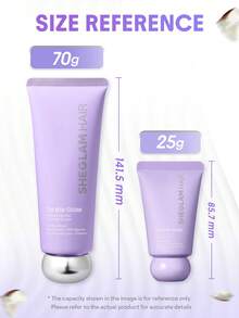 SHEGLAM HAIR On The Glow 1分鐘快速修護豐盈髮霜 - 護髮素 - 查看 12