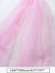 1件 160 * 500cm 柔軟六角形網布，多色婚禮派對裝飾布料，蓬蓬裙DIY服裝布料 - 彩色 - 查看 10