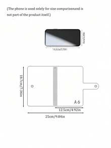 A6 Transparent Loose-Leaf Cover Sticker Book, Stickers, 3D Sticker Storage Box, 6-Hole PVC Notebook Set, DIY Diary - Multicolor - View 3