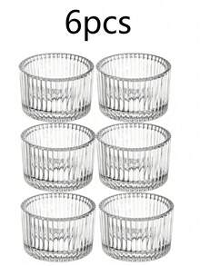Mini Glass Candle Holder Set - multicolor - View 8