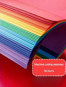 60 Sheets A4 Cardboard, 30 Color Handmade Colored Hard Cardboard, Children's And Student Enlightenment Teaching Materials, Paper Learning Supplies Back To School - Multicolor - View 5