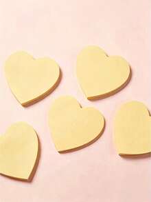 1/5/10/20pcs Heart-Shaped Stickers (100 Sheets Per Book), Compatible With Convenient Self-Adhesive Notepads, Notebooks And Journals, Ideal Stationery Accessories For Office And Study Use - A Must-Have Item For The Back-To-School Season. - multicolor - View 9