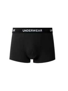 Provexi Provexi 11pcs/Set Men's Solid Color Boxer Briefs With Letter Waistband - Multicolor - View 4