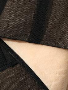 DAZY Women's Solid Color Thermal Lined Footed Leggings - Black - View 7