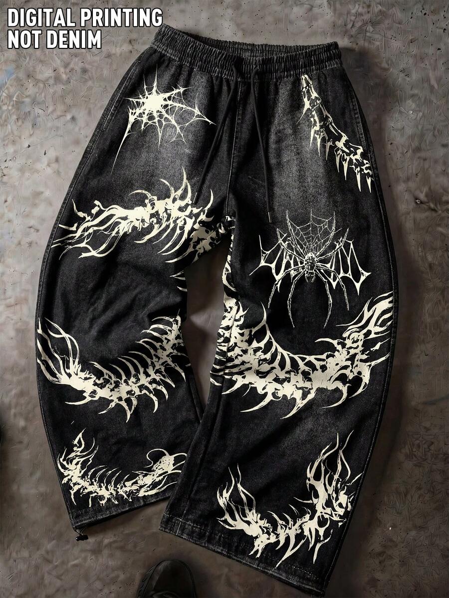 Sport MetroGents Men's Centipede Print Casual Daily Travel Sports Long Pants, Gym - Multicolor - View 1