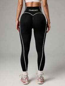 Velisys Velisys Legging Olahraga Tanpa Jahitan Pinggang Tinggi Wanita - MultiWarna - View 7