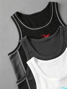 Gym Rark 男士運動背心，跑步、健身、戶外休閒 - 彩色 - 查看 4