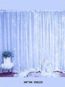 仙女燈串 3/6M 8種模式 LED 臥室燈 婚禮聖誕裝飾 派對節日戶外燈 USB 窗簾燈,聖誕 - USB窗簾燈 - 查看 14