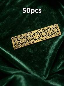Exquisite Laser Cut Gold Paper Napkin Rings. Not Only For Party Table Decoration, But Also Can Be Used As DIY Hair Accessories, Multi-Scene Application. - Gold - View 13