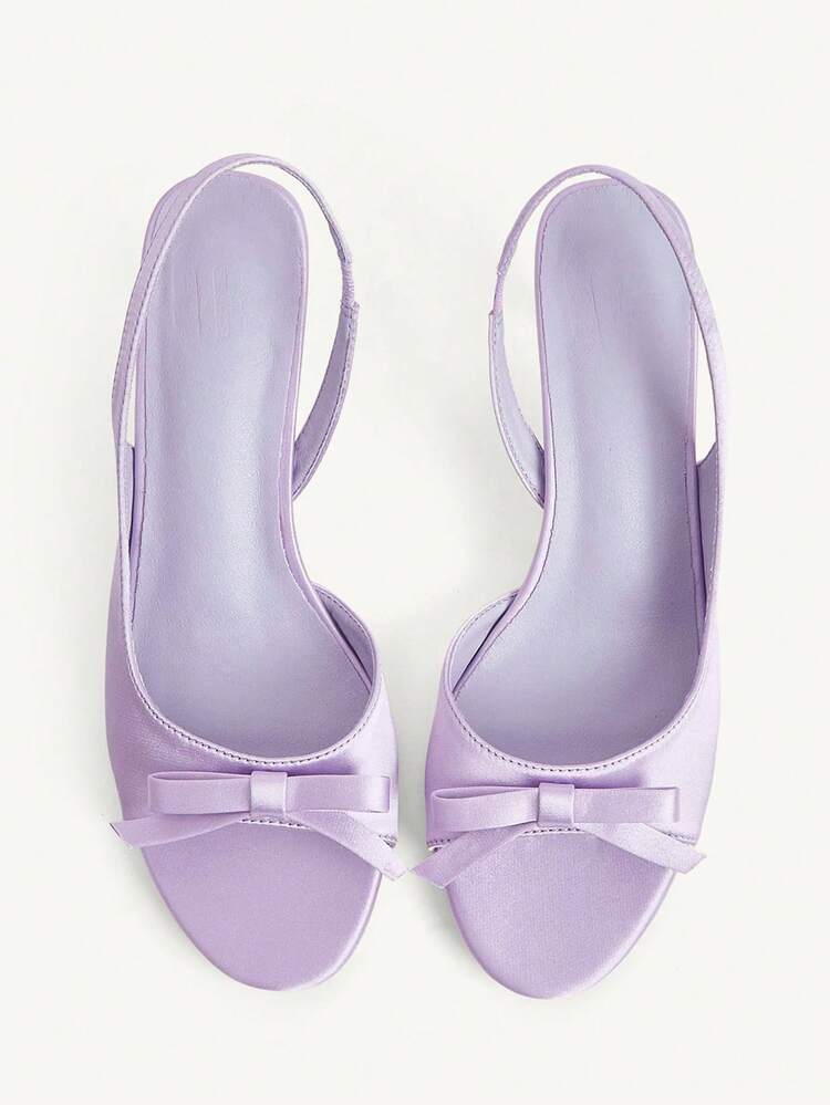 CUCCOO CHICEST High Heeled Fashionable Sandals For Women's Daily Wear Wedding Shoes Summer Shoes Bride Shoes - Lavender Sardine - View 2