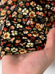 Rusticease 女款休閒碎花 T-shirt，秋季 - 彩色 - 查看 6