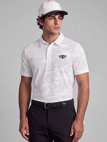 Manfinity Gritte Field Men's Summer Casual Short Sleeve Sports PoIoT-Shirt