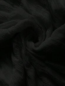 Firerie 大尺碼時尚優雅紋理百褶洋裝，適合晚宴、度假、正式派對、雞尾酒會、婚禮賓客、約會，黑色夏季款 - 黑色 - 查看 8
