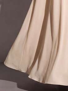SHEIN Tween Girls Champagne Fall Dress Evening Gown Fall Style Robe Soirée Robe Automne Hiver Christmas Wedding Guest Sequin Off Shoulder Maxi Clothes - Champagne - View 4