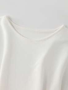 Balvessa Women's Commuter Style White Short Dress - White - View 7
