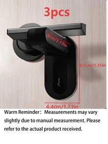 1/2/3/5pcs Multi-Functional Pet Safety Door Locks, No Drilling Required To Protect Pets, Suitable For Home, Bathroom, Office Decor, Valentine's Day Gift - white - View 9