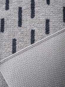Digital Print Non-Slip Washable Runner Rug/Area Rug, Living Room Rug, Modern Design, Modern, Scandinavian, Bohemian And Classic Style, 100% Polyester, Made In Turkey - Grey - View 5