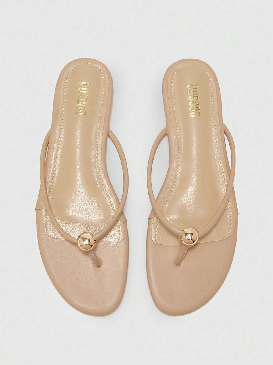 CUCCOO BIZCHIC Lazy Apricot Little Golden Ball Flip-Flops