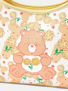 SHEIN X Care Bears 卡通圖案時尚通勤手提包 - 彩色 - 查看 3