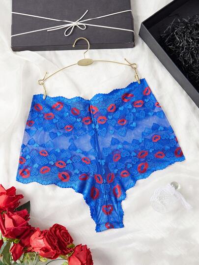 Divavoom 1pc Fashion Lace Women's Boxer Briefs