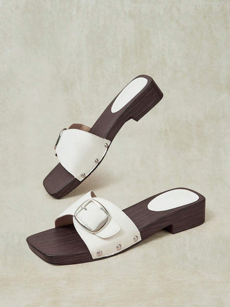 Styleloop Women's Flat Sandals Summer Open-Toed Bohemian Vacation Sandals Wear Soft-Soled Slippers - Beige - View 1