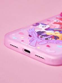 My Little Pony X SHEIN 卡通圖案粉色糖果色手機殼，防摔保護 11-17 手機殼 - 彩色 - 查看 5