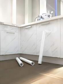 1PC Self Adhesive Marble Dust Proof Kitchen Countertop StoveCabinet Table Protective Film Stone Texture Home Interior Decor Sheet Kitchen Renovation Decor - Multicolor - View 2