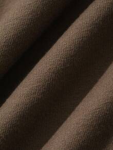 Dazy Plus Solid Color Loose Casual Front Short Back Long Hem Split Design Pullover 3/4 Sleeve T-Shirt For Spring Summer Autumn - Brown - View 9