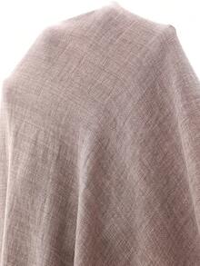 Al Najma Women's Solid Color Tie-Up Design Casual Party & Travel Arabian Dress - Khaki - View 7