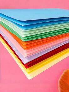 60 Sheets A4 Cardboard, 30 Color Handmade Colored Hard Cardboard, Children's And Student Enlightenment Teaching Materials, Paper Learning Supplies Back To School - Multicolor - View 9