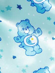 SHEIN X Care Bears 女款連體髮帽與頭巾帽 - 淺藍色 - 查看 6