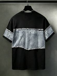Manfinity Homme 男士休閒舒適上衣 大尺碼男士時尚T恤 優雅百搭男士上衣套裝 - 彩色 - 查看 2