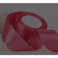 1 Roll Of Polyester Satin Ribbon - Gift Box, Candy Box, Cake Box, Fresh Flower Decoration Ribbon (Machine Dyed With Slight Color Difference) - Watermelon red - View 4