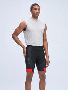 Nelvento Soul Men Compression Cycling Shorts, Sweat-Wicking Elastic Biker Shorts With Webbing Loops Side Slits Seamless Slim Fit Riding Shorts, Gym Sports Black - Black - View 4