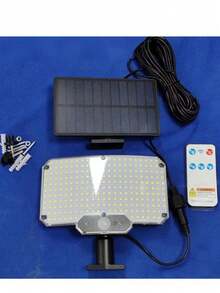 LED Solar Wall Lights, Outdoor Solar Lights With Motion Sensor, 3 Brightness Modes Outdoor Wall Lights For Front Door, Yard, Garage, Patio - Energy-Efficient, Semi-Flush Mount, Plastic Material, Solar-Powered, Ip55 - 234 LED lights. - View 12
