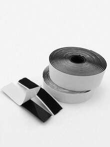 Double Sided Self Adhesive Tape Strong Hold Grip Strips, Washable Nylon Hook & Loop Tape Rolls, No Residue Removable Adhesive For Rug Carpet Curtain Screen Car Mat, Multi Surface Cuttable Strips - multicolor - View 4