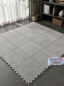 2/6/10/20/50pcs Spliced Floor Mats, Modern Minimalist Interlocking Foam Mats, Non-Slip And Easy-To-Clean Interlocking Carpets, Stain-Resistant Spliced Floor Mats, Suitable For Home Floor Decoration In Living Rooms - multicolor - View 1