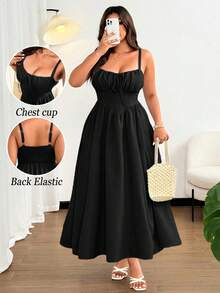Plus Size Dresses - Light Yellow - View 8