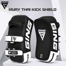 Thick Professional Muay Thai Kick Pad, Curved Mma Punching Target, Boxing Kicking Shield Training Equipment - Multicolor - View 8
