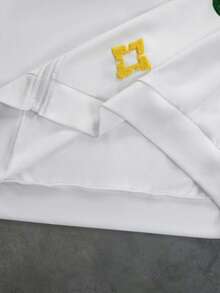 PAVTROS 男士花卉刺繡連帽衫 - 白色 - 查看 7